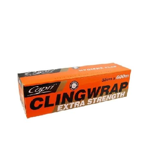 CLINGWRAP ROLL 33CMX600M DISPENSER PACK CAPRI