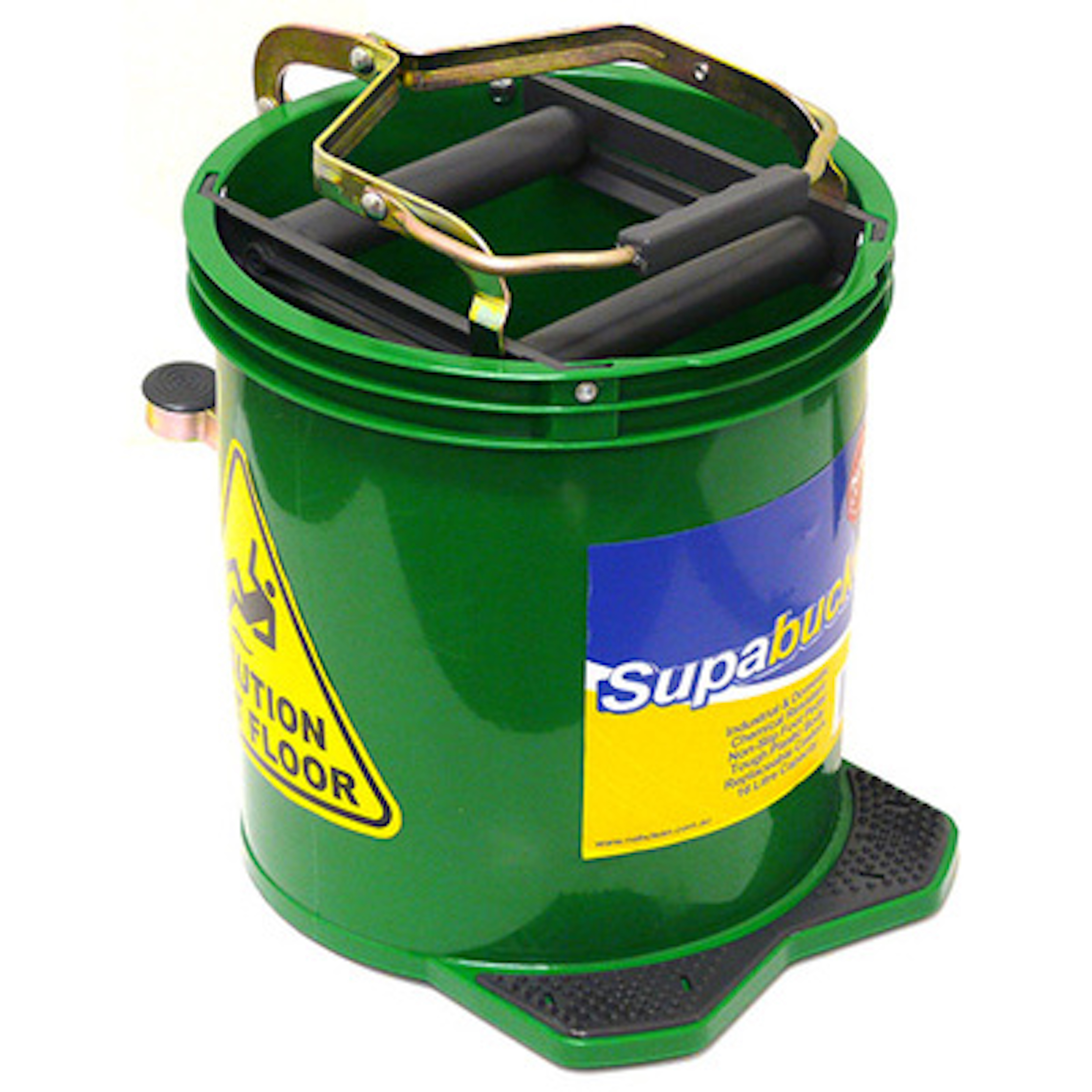 Green mop bucket