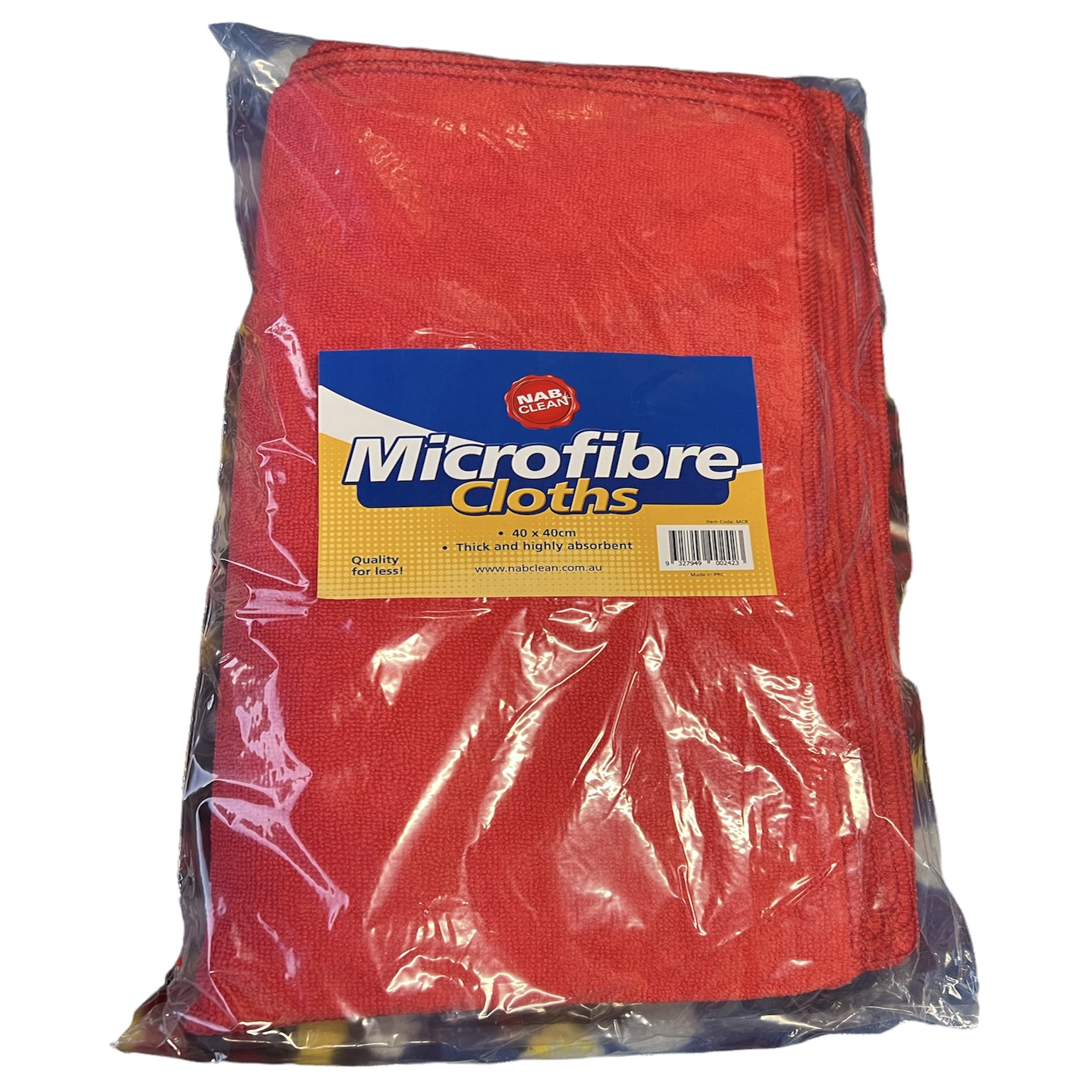 NAB Red Microfiber cloth