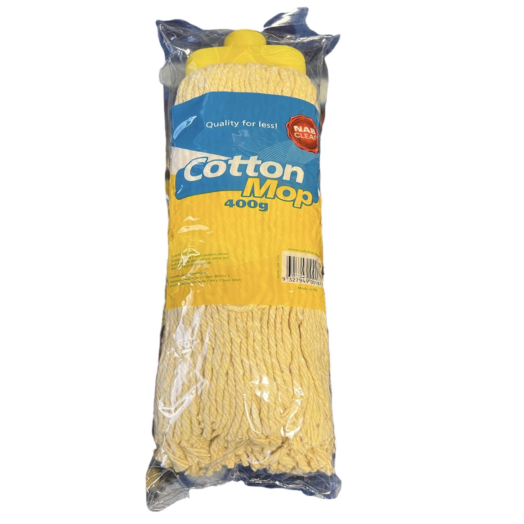 NAB Yellow Cotton Mop head
